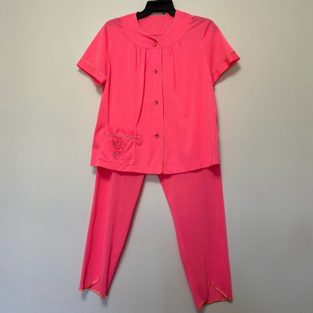 Vintage 70s Lorraine Lingerie Pajama Set
